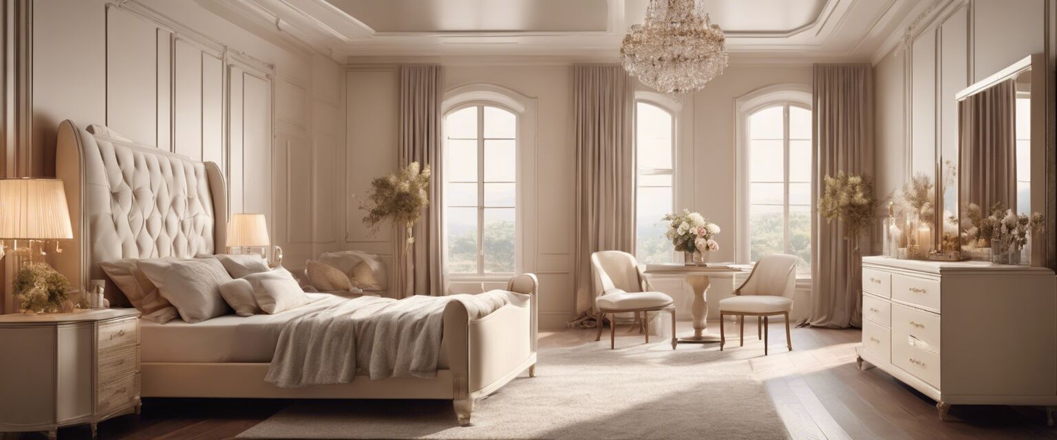 Coordinated cream bedroom